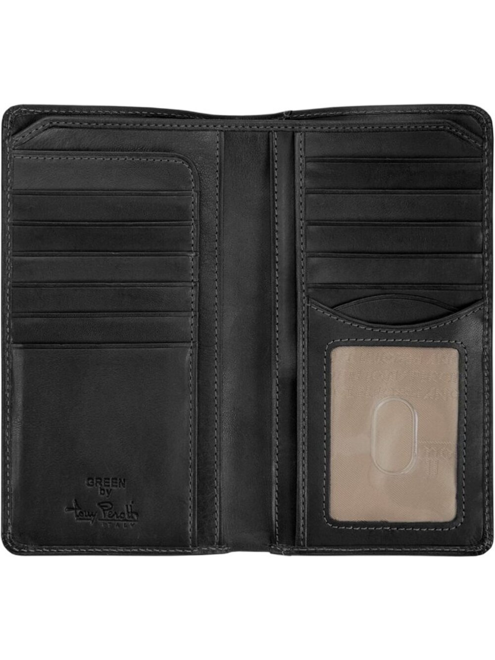 Italian Leather Checkbook Wallet for Men | Stylish & Durable Design, RFID